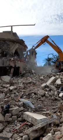Destruction d'immeuble